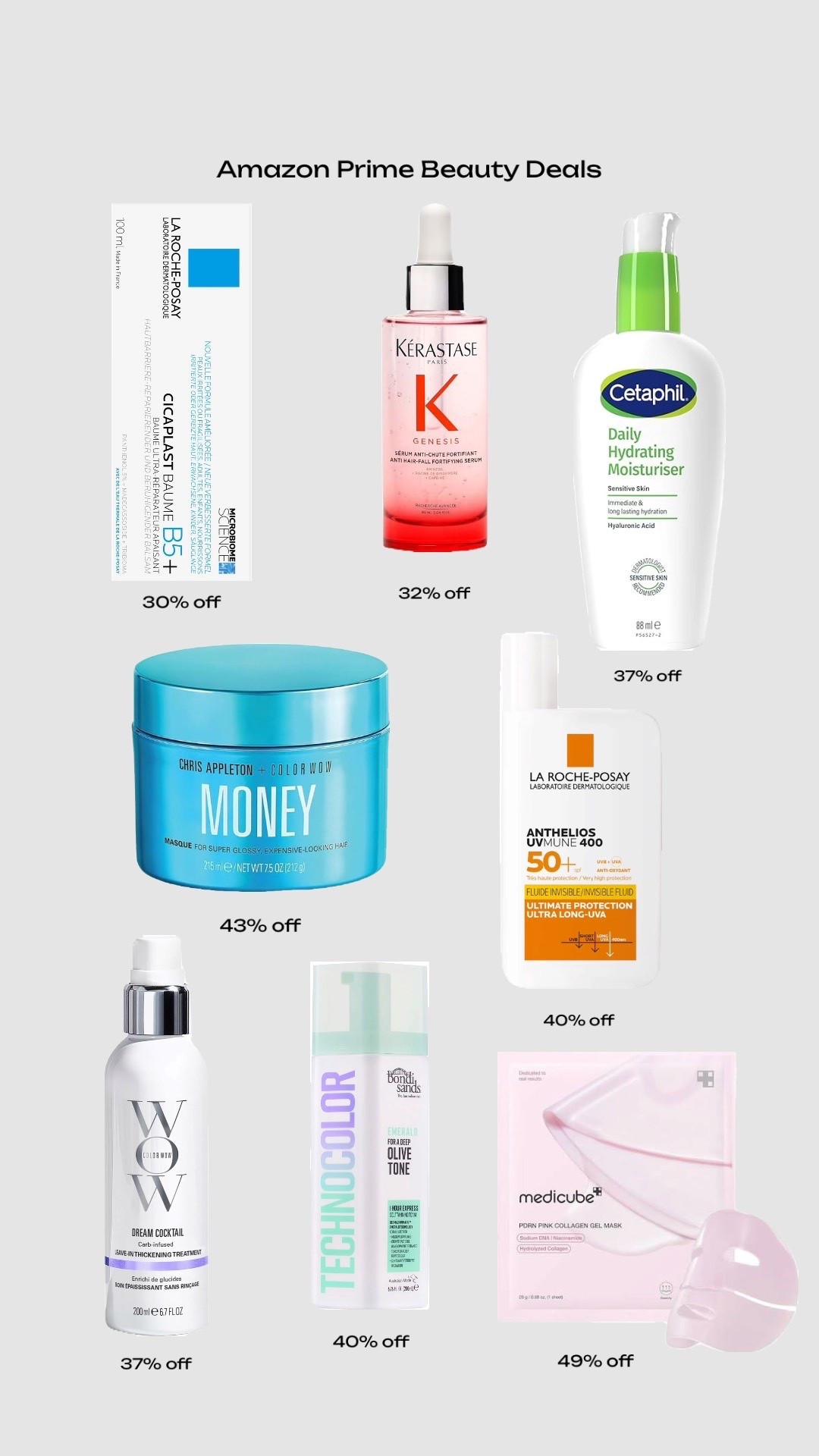 Amazon Prime Beauty Deals 

• haircare abbey yung method uk skincare moisturiser face mask hair masque money mask genesis hair serum fine hair treatment dry skin gifts for her holiday summer Bondi sands fake tan •

#LTKuk #LTKgiftguide #LTKbeauty