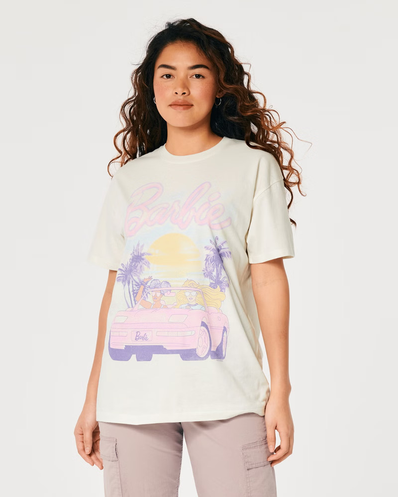 Oversized Barbie Car Graphic Tee | Hollister (US)