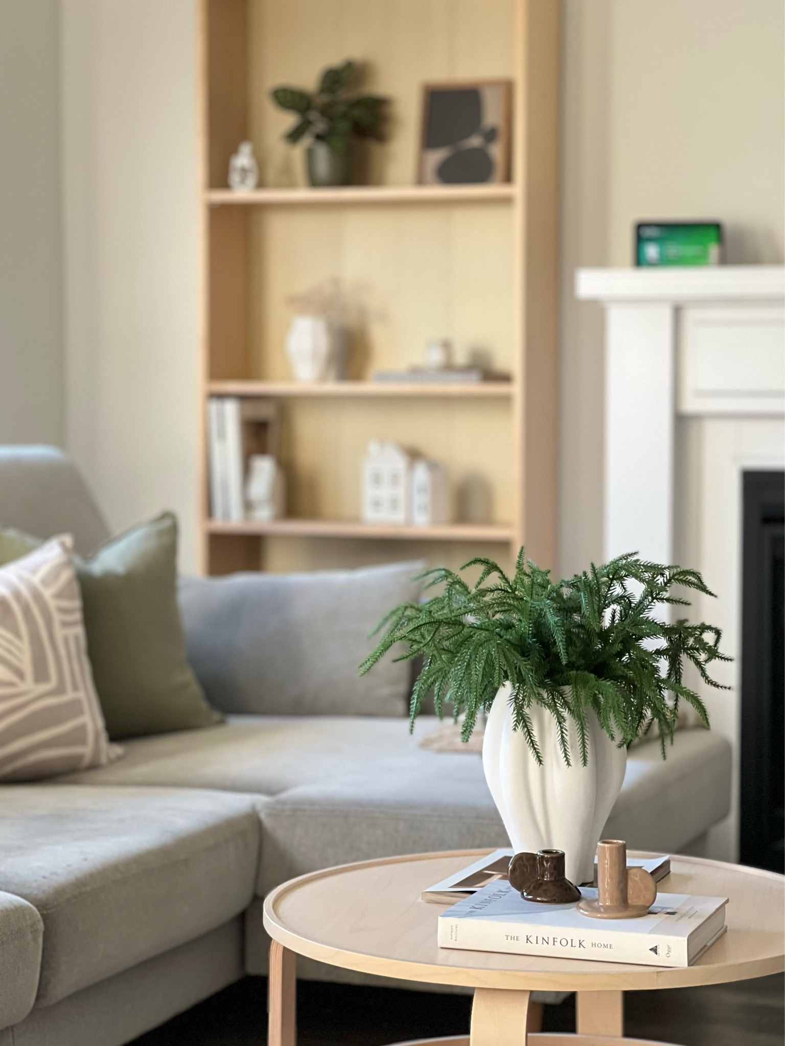 Love the subtle holiday touches to our living room 🎄

These Norfolk pine stems are a must have, comes in a pack of 6 - looks so lush and real ✨

Christmas decor | Holiday finds | Amazon Canada 

#LTKwinter #LTKcanada #LTKsale