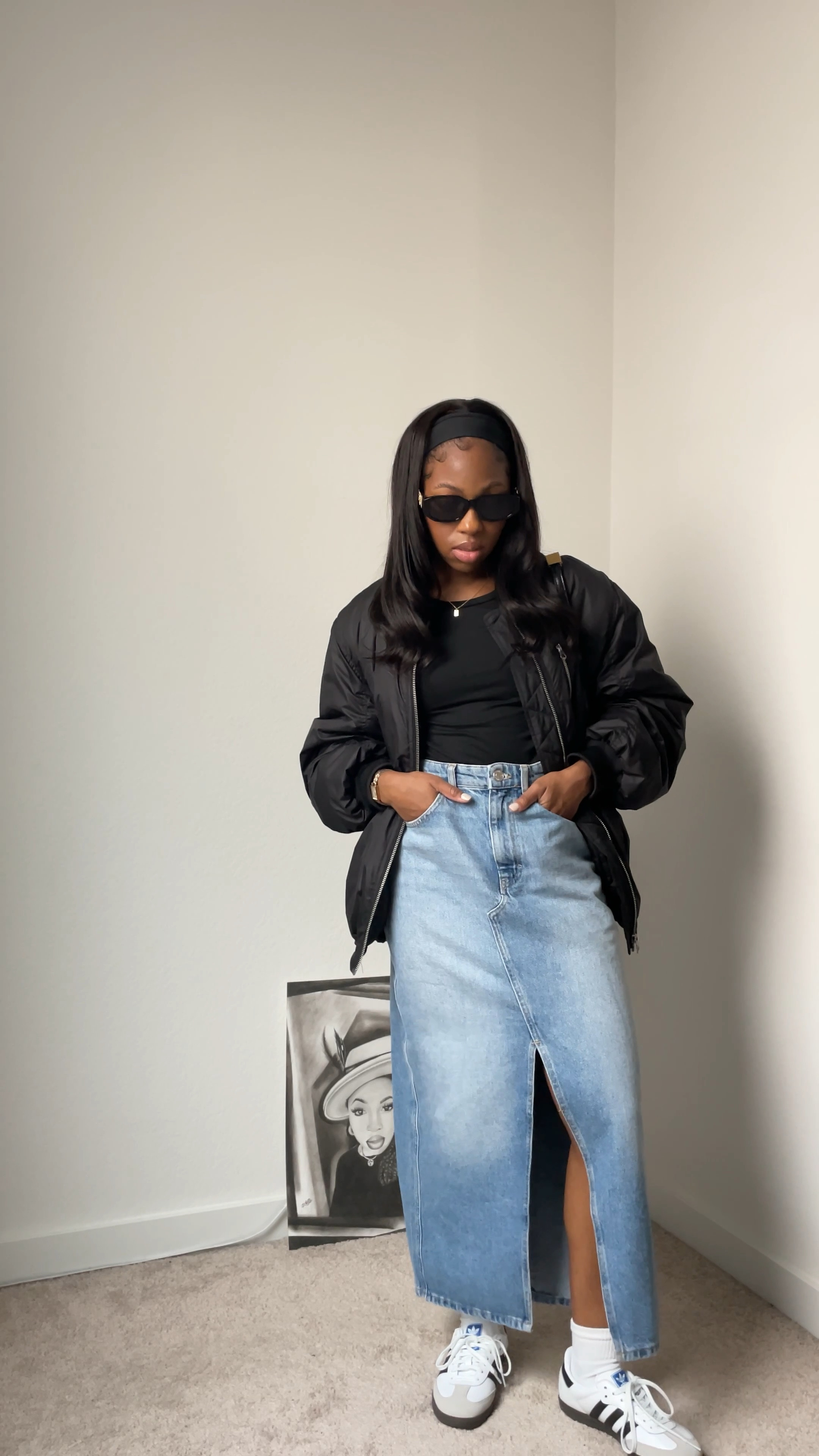 Casual fall outfits with adidas sambas 

Denim maxi skirt, neutral blazer, grey knit sweater, jeans 


#LTKstyletip #LTKSeasonal #LTKshoecrush