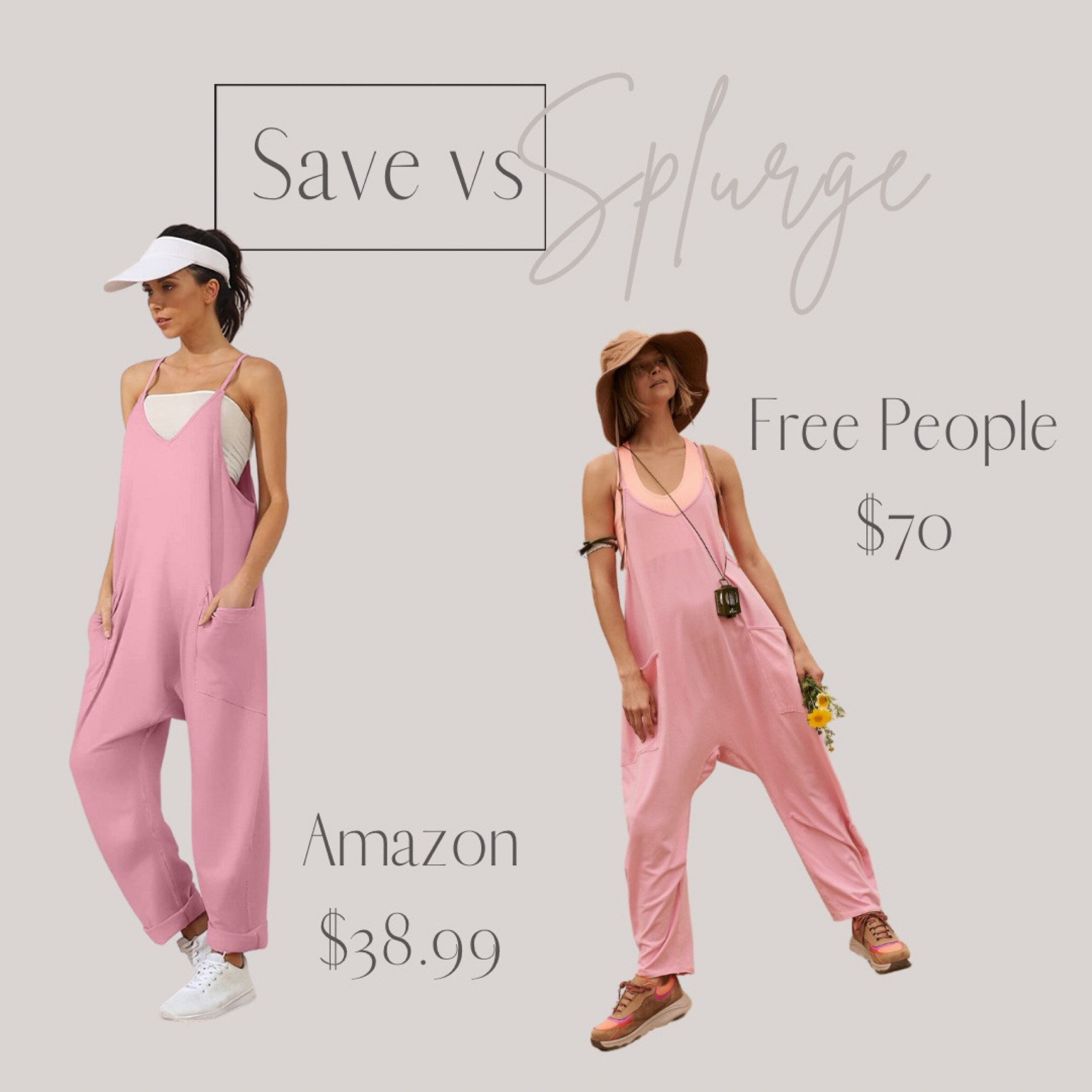 Save VS Splurge

Free people
Amazon 
Hot shot onesie 
Onesie


#LTKFind