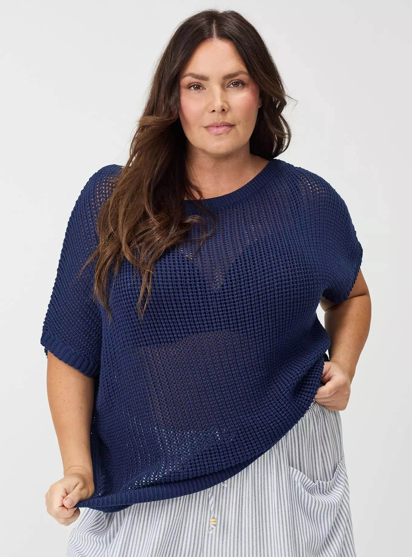 Open Stitch Dolman Pullover Sweater | Torrid (US & Canada)