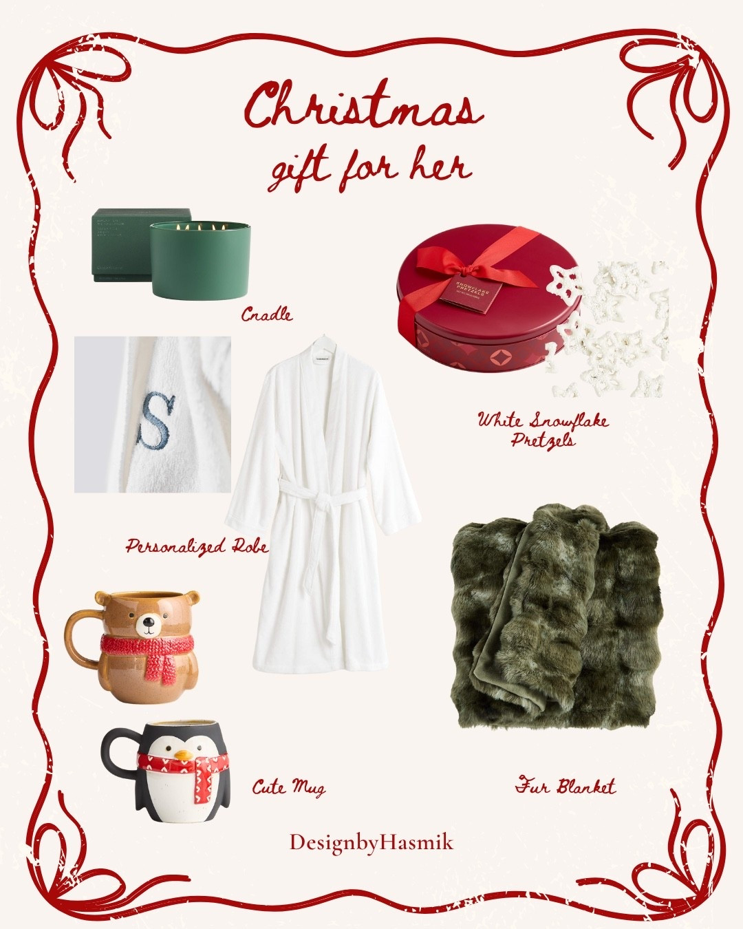 ✨🎄 Christmas Gift Ideas for Her 🎁
Looking for the perfect holiday present? Treat her to cozy and thoughtful gifts she’ll love 
from a personalized robe and luxury fur blanket to cute mugs, candles, and sweet holiday treats. 💕
All from Creat & Veral, designed to make her Christmas extra special!

🎀 Shop now and make her smile this season!
Gift guide 
#ChristmasGiftIdeas #GiftForHer #HolidayShopping #CozyGifts #Christmas2025 #PersonalizedGifts #HomeDecor #HolidayVibes #LRKShop #CreatandVeral #DesignByHasmik #giftguide #ChristmasInspiration #Christmasdecoration #christmasDecor
Christmas decoration Christmas Decor #LuxuryGiftsForHer

#LTKGiftGuide #LTKHome #LTKHoliday