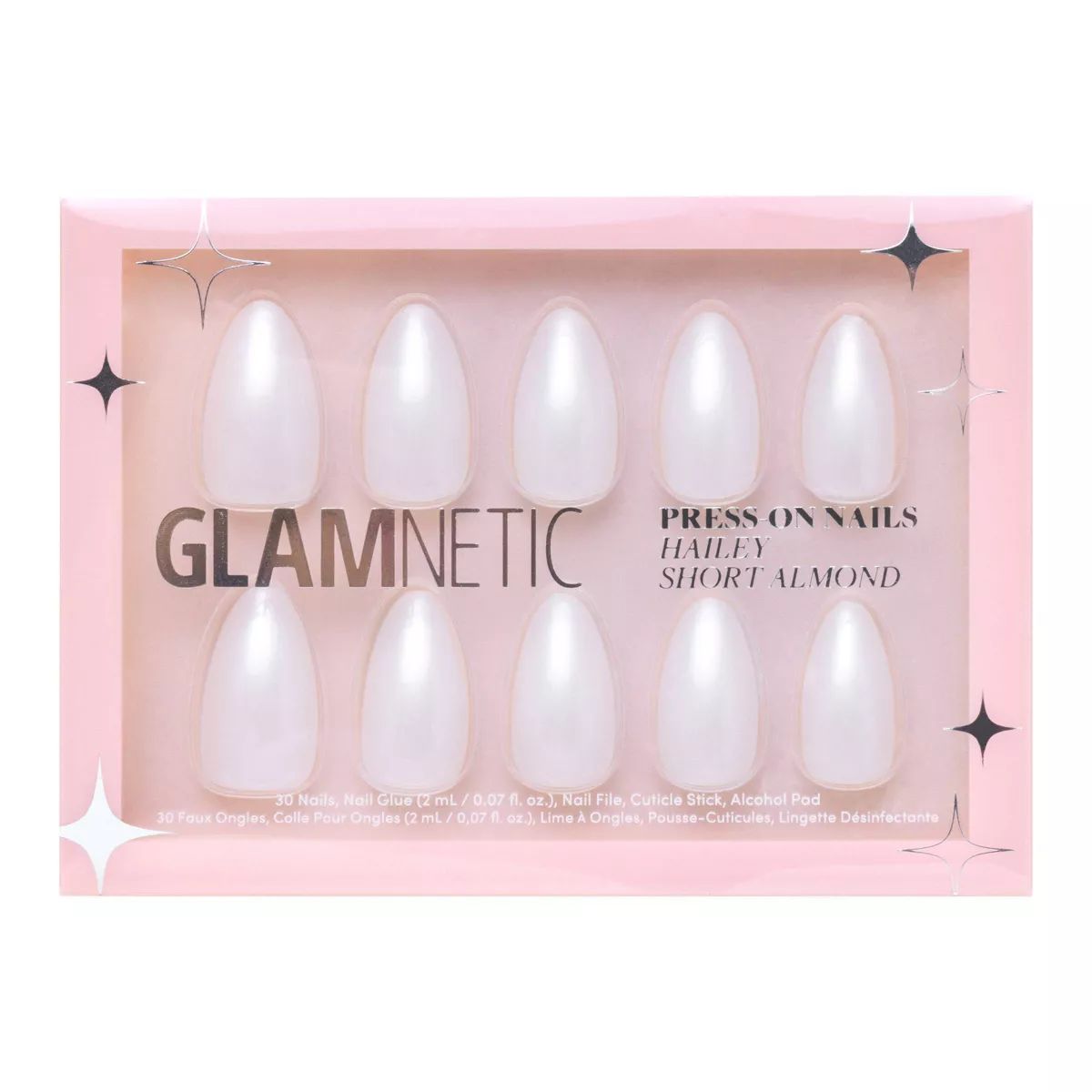 Glamnetic Press-On Women's Manicure Fake Nails - Hailey - 30ct - Ulta Beauty | Target