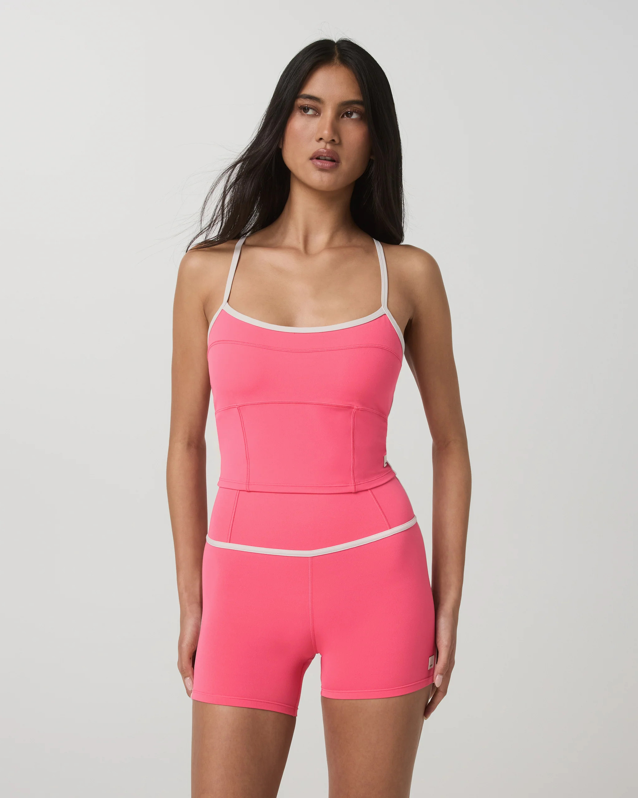 Vuori AllTheFeels™ Corset Tank – Women's Sunset Pink Tank Top – Vuori | Vuori Clothing (US & Canada)