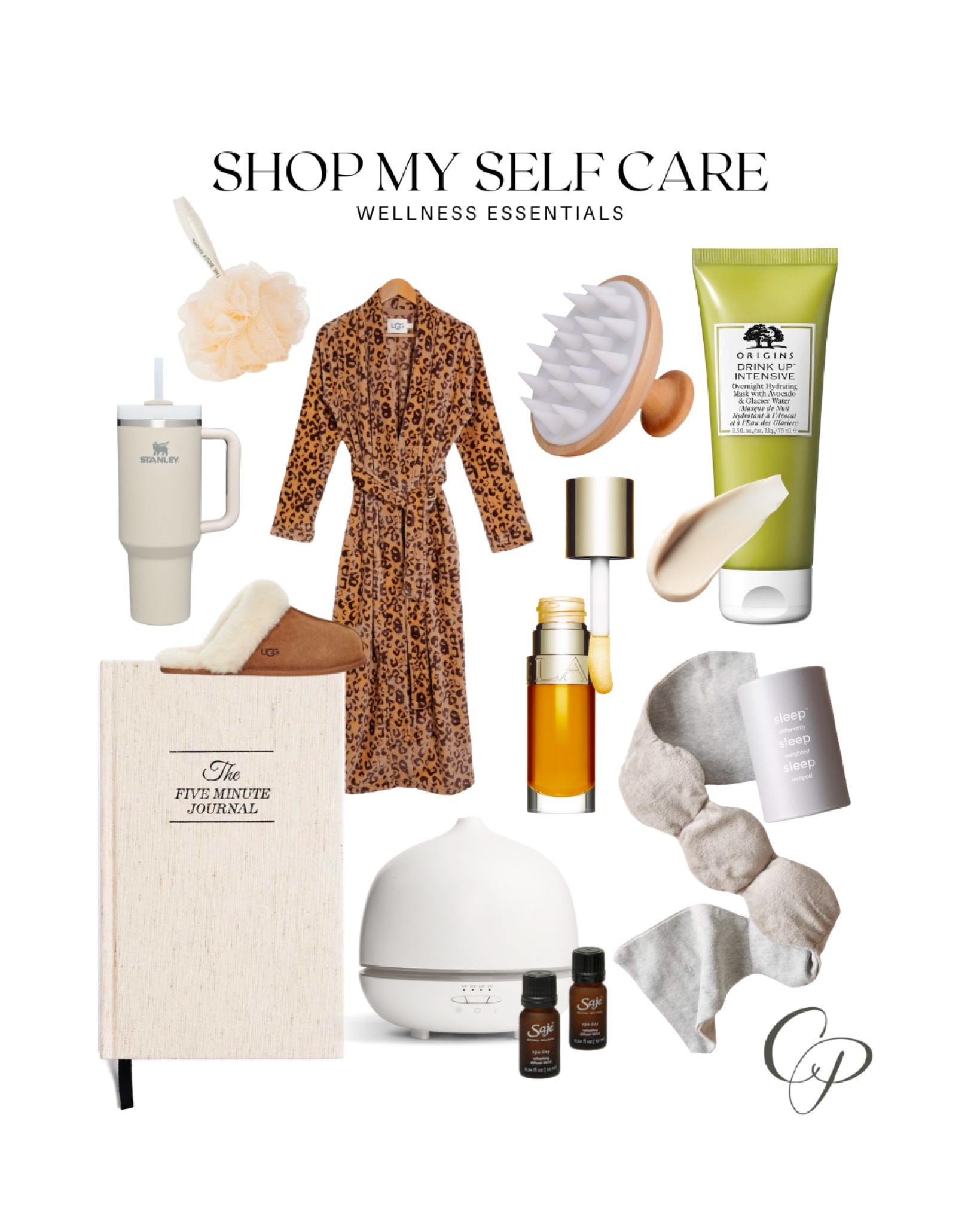 Happy Love Day from the CPD team! Don’t forget to treat yourself this Valentine’s Day with these self care and wellness essentials! Bath robe, Skin care routine, Water bottle, 5 minute journal, Face Mask, Ugg slippers, Essential oils

#LTKGiftGuide 

#LTKbeauty #LTKunder100