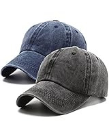 Edoneery Men Women Plain Cotton Adjustable Washed Twill Low Profile Baseball Cap Hat | Amazon (US)