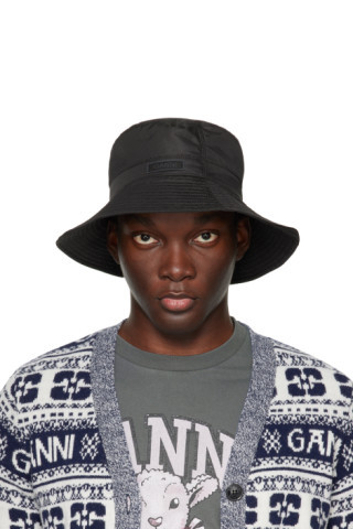 Black Tech Bucket Hat | SSENSE
