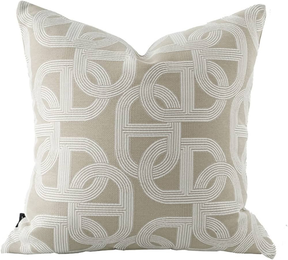 Croker Horse 18x18'' Inches Throw Pillow Cushion Cover - Pig Nose Pattern Chenille Jacquard Embro... | Amazon (US)