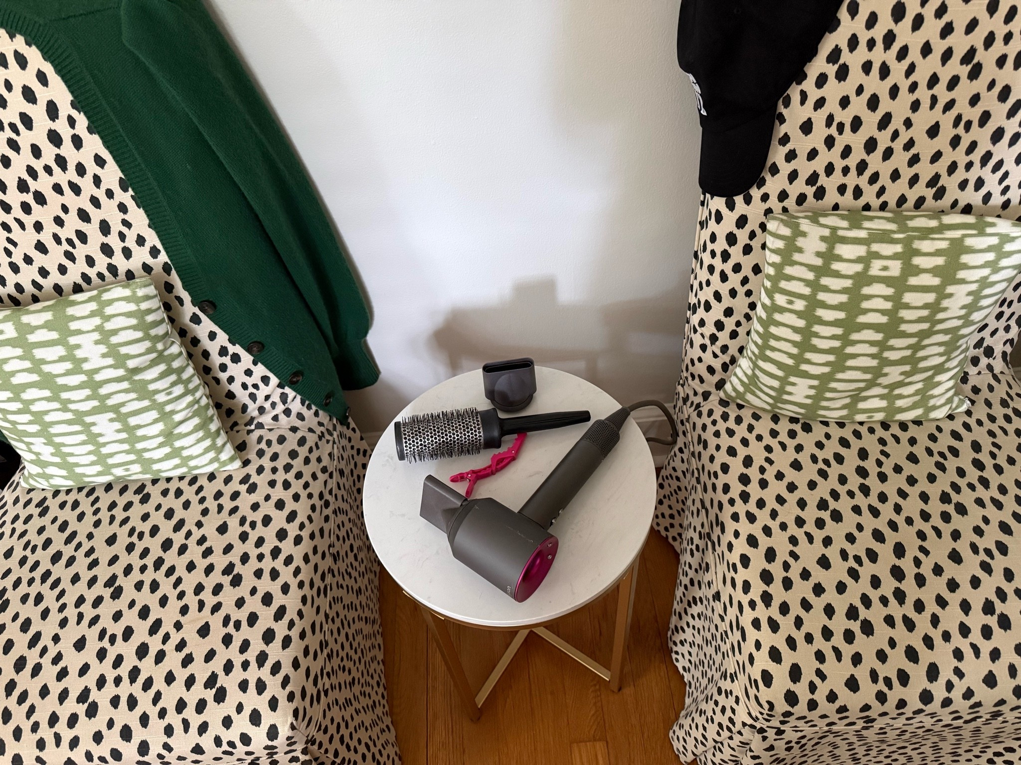 this blowdryer is definitely the best! would buy it again in a split second. this small table is perfect in our bedroom between these chairs. it’s no longer available so I linked a few options.

#LTKgrwm #LTKSaleAlert #LTKBeauty