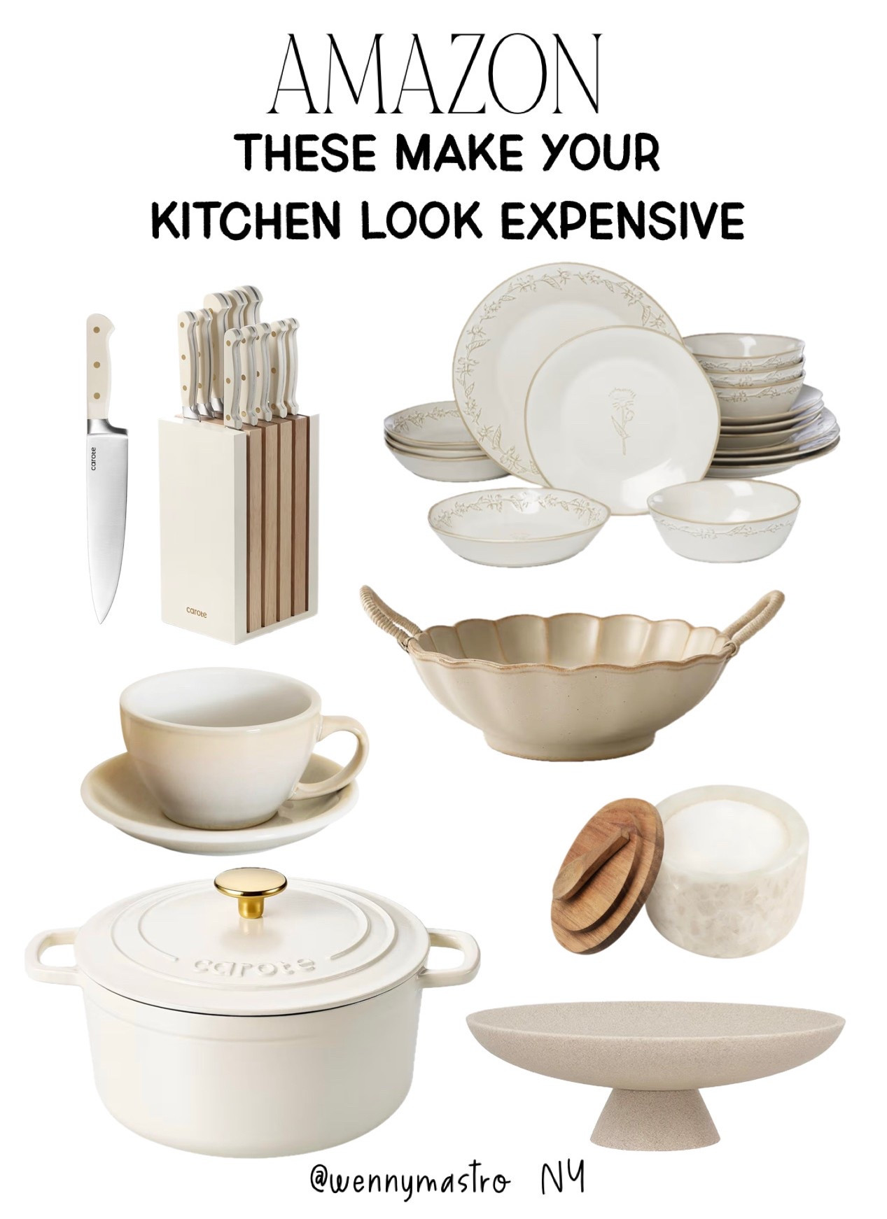 The easiest way to make your kitchen look high-end? Edit the visual clutter.
Shop these chic, neutral Amazon finds via the link in my bio.

#LTKHome