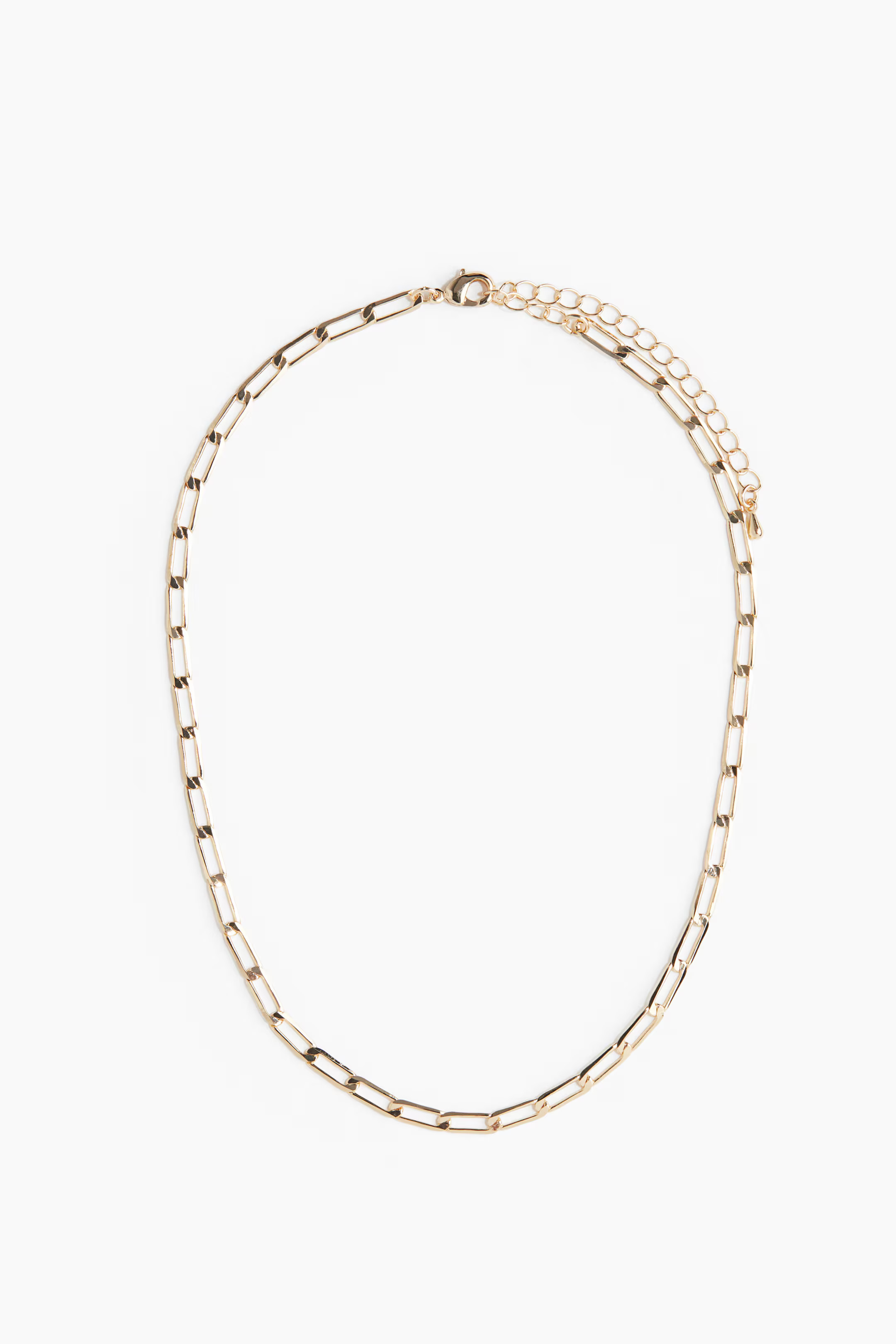 Paperclip Chain Necklace - Gold-colored - Ladies | H&M US | H&M (US + CA)