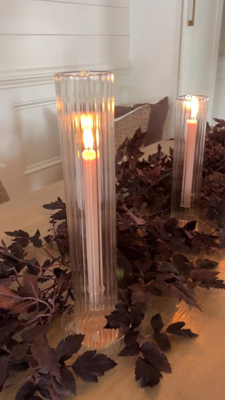 Fall Tablescape Idea

|Reeded Candle Sleeve| |Candle Holder| |Dining Room| |Afloral Cimicifuga Garland| |Woven Nook Pillows| |Dining Bench|

#LTKStyleTip #LTKSeasonal #LTKHome