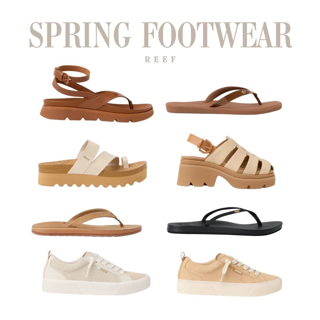 I’m so excited for my new spring shoes from Reef. Easy, comfortable styles that are perfect for the warmer days ahead.

#LTKSeasonal #LTKSpringSale #LTKmomlife