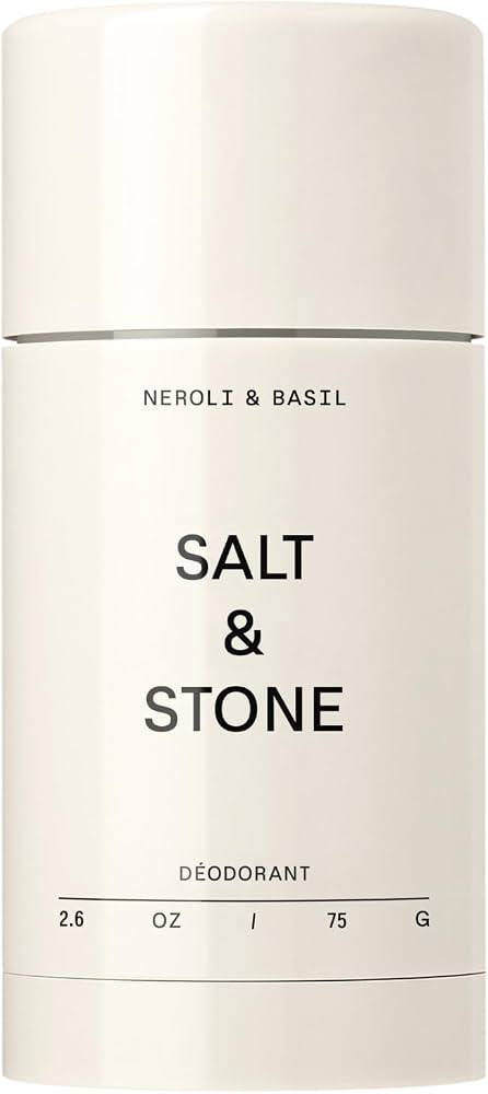 Salt & Stone Aluminum-Free Deodorant for Women & Men, Neroli & Basil 2.6 oz | Amazon (US)