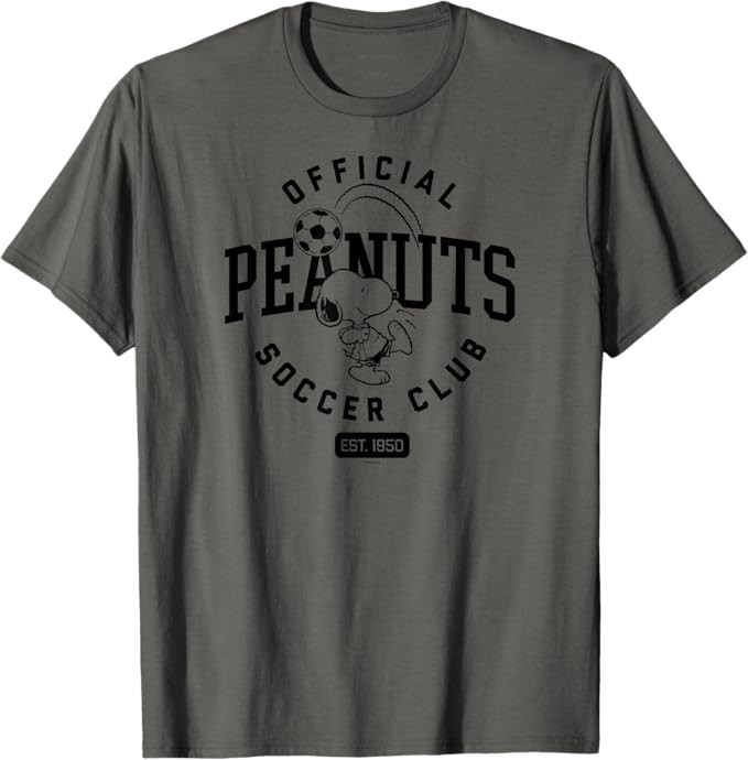 Snoopy - Official Peanuts Soccer Club T-Shirt | Amazon (US)