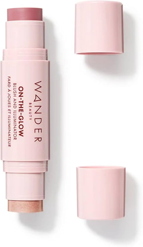 Wander Beauty On-the-Glow Blush and Illuminator - Dusk/Nude Glow - 7-in-1 Hydrating Cream Blush &... | Amazon (US)