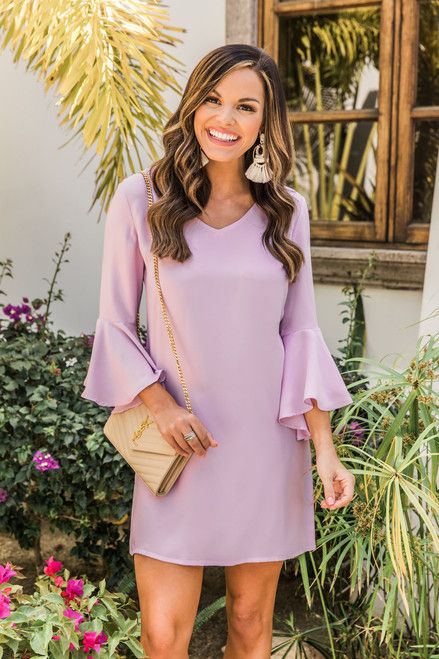 Love You So Dearly Dress Lilac | The Pink Lily Boutique