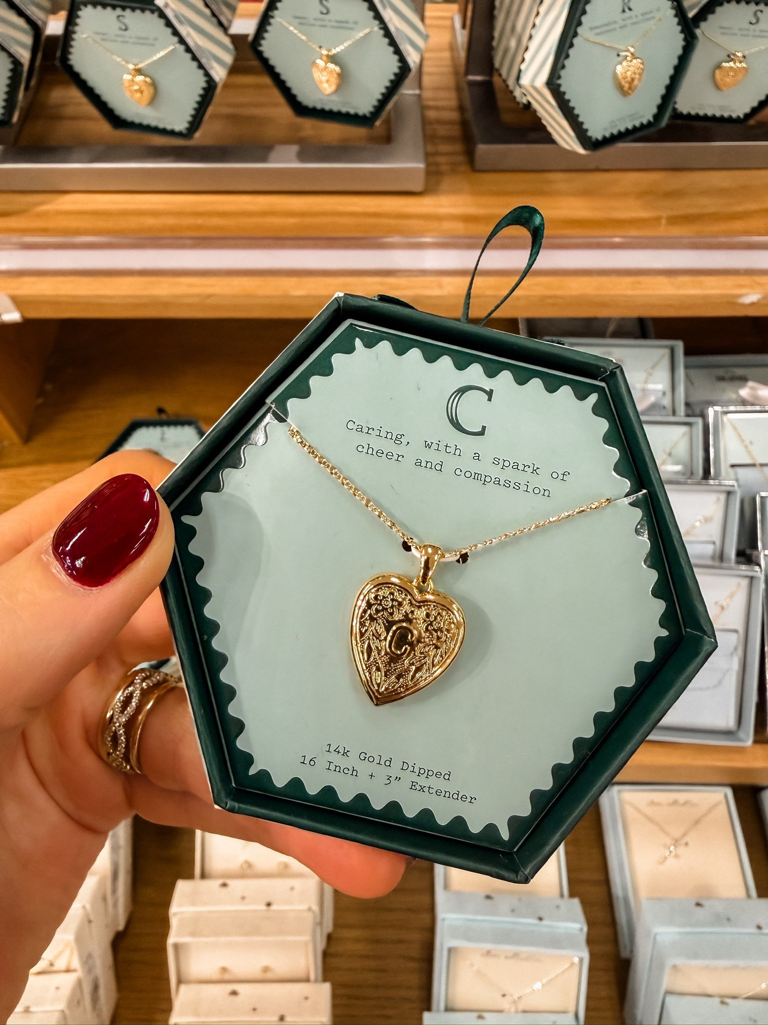 Any girl would love to receive this initial locket! You can’t beat the price point! 

Loverly Grey, Target find, Target fashion, gold necklace, gift guide, gift ideas, gold locket, initial necklace, letter necklace 

#LTKHoliday #LTKFindsUnder50 #LTKGiftGuide