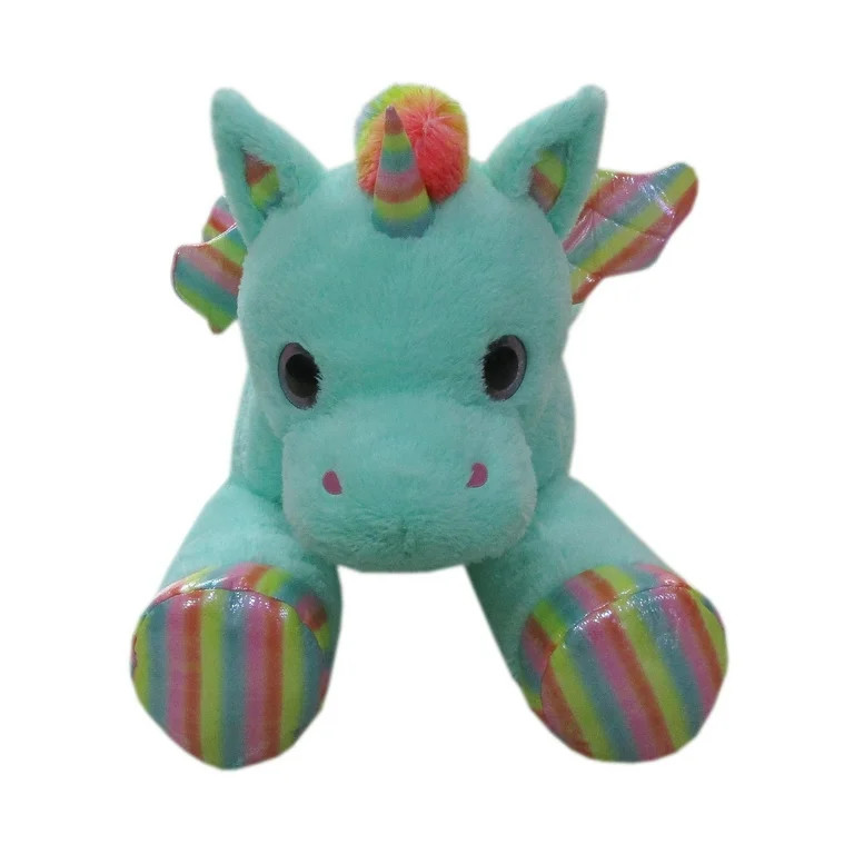 Jumbo Blue Unicorn Plush for All Ages, by Holiday Time | Walmart (US)