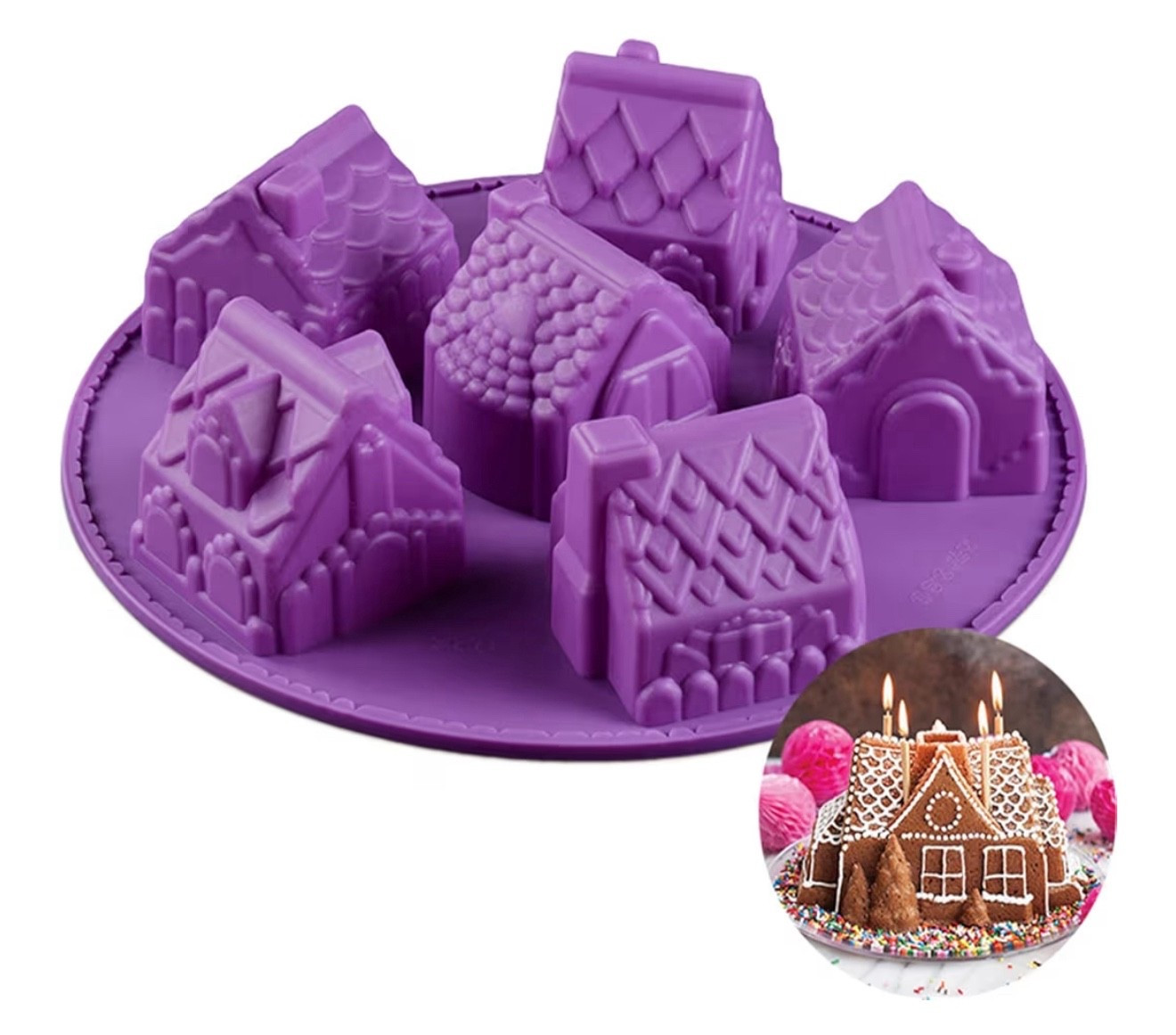 Mini Gingerbread Village Silicone Mold

Creating the cutest little gingerbread village this year 🎄🏠✨
This silicone mold makes it so easy to bake (or even freeze chocolate!) into mini houses for holiday treats, gifting, cocoa bars, and Christmas tablescapes.
Such a cozy holiday kitchen moment 🤍


#LTKHome #LTKSeasonal #LTKHoliday