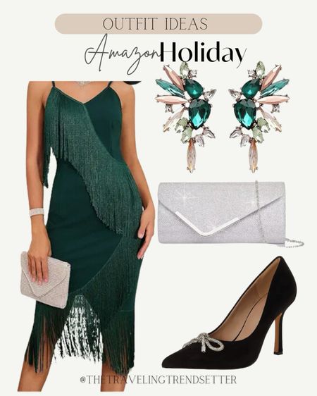 Outfit ideas for holiday, Christmas, Amazon, fashion, holiday dress, wedding, guest dress, New Year’s Eve, dress, holiday party, Christmas last minute, outfit, high heels, jewelry, accessories, women’s fashion, Amazon

#LTKHoliday #LTKSeasonal #LTKstyletip