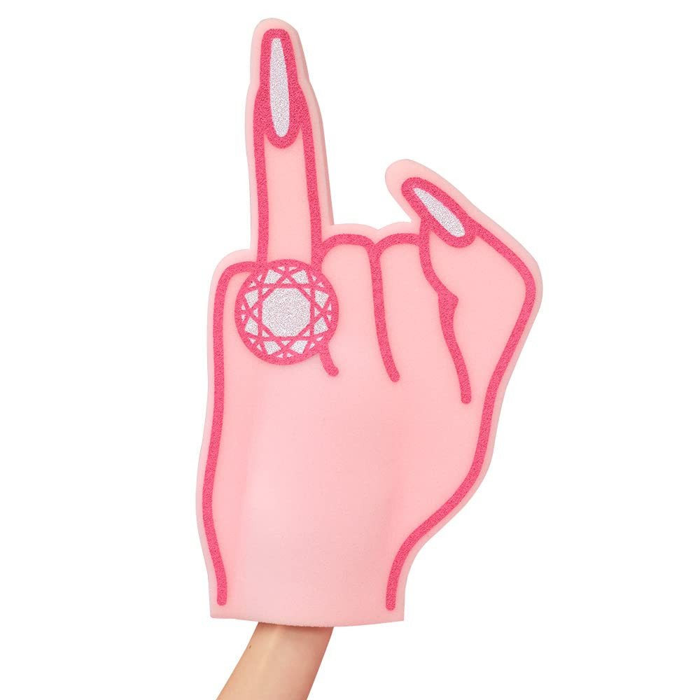 xo, Fetti Bachelorette Party Gift Decoration XL Engaged Foam Ring Finger | Bride To Be, Bridesmai... | Amazon (US)