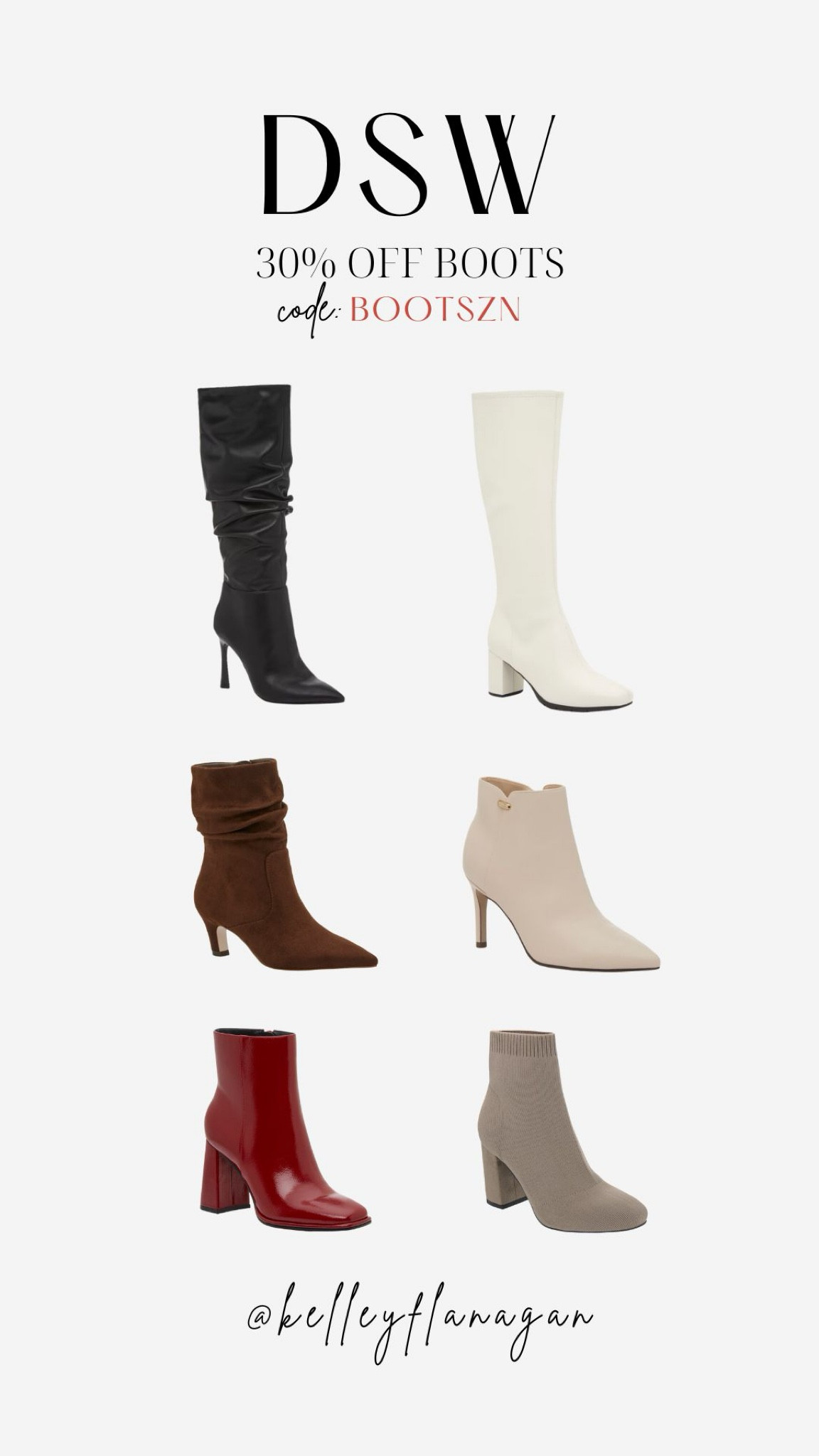 30% off boots from DSW 💕
Code: BOOTSZN

#LTKSaleAlert #LTKShoeCrush #LTKFindsUnder100