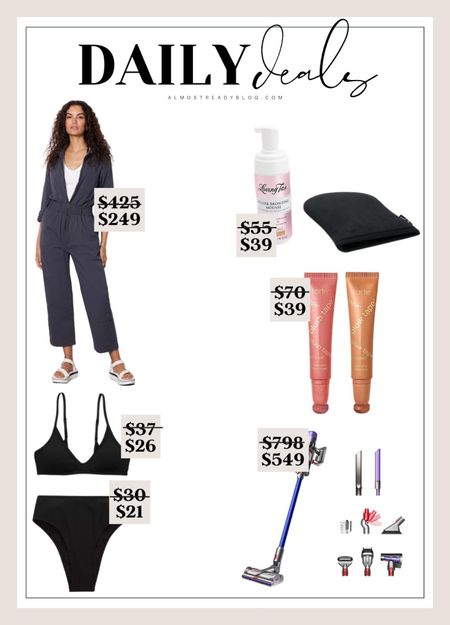 Daily deals jumpsuit tarte sale dyson sale bikini set beauty deals 

#LTKsalealert #LTKunder100 #LTKunder50