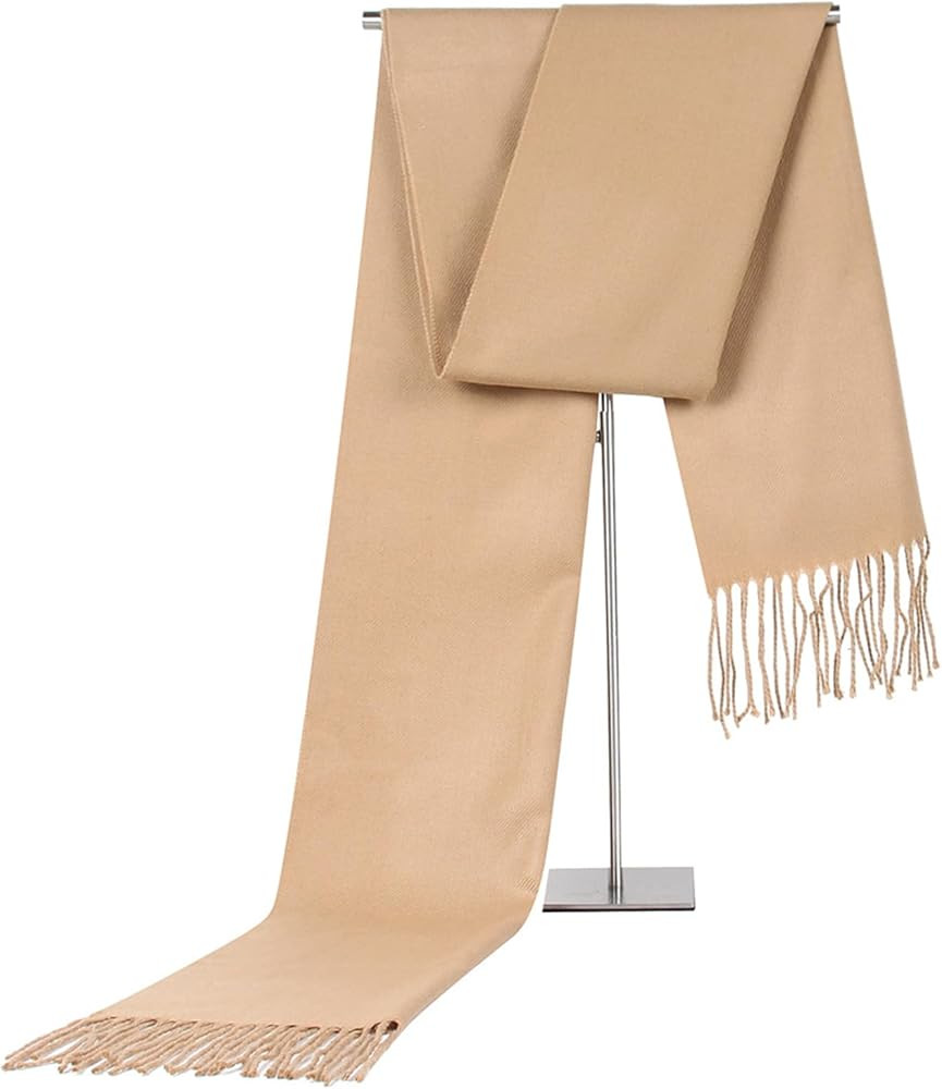 Womens Scarf Fashion-Winter Scarf, Classic Pashmina Shawls and Wraps, Cashmere Feel Large Scarves... | Amazon (US)