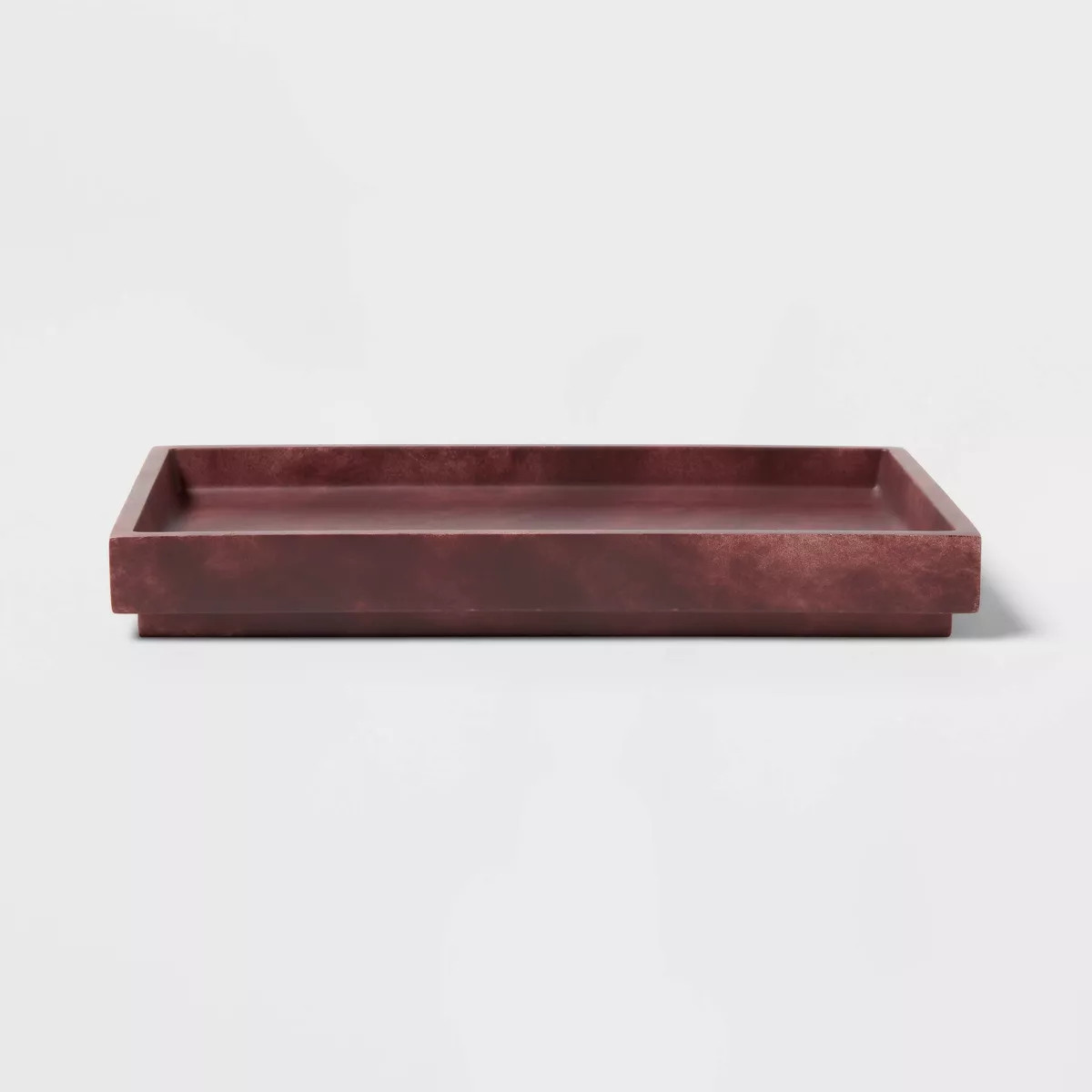 Luxe Faux Marble Bath Tray Wine - Threshold™ | Target
