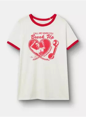 Selena Gomez Cotton Raglan Tee | Torrid (US & Canada)