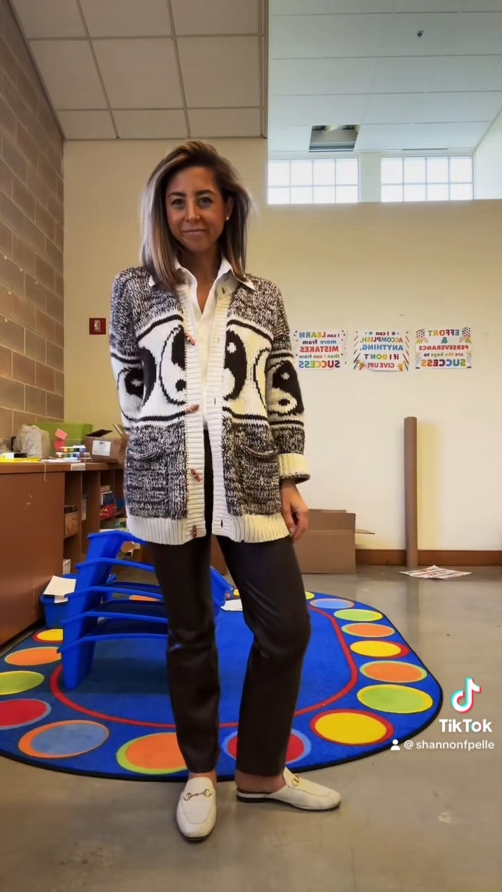 Groovy Mother cardigan with Pistola vegan leather pants. Can’t find exact pants but similar linked below 🤎 #leatherpants #cardigan #groovy #ootd

#LTKstyletip #LTKSeasonal #LTKbeauty