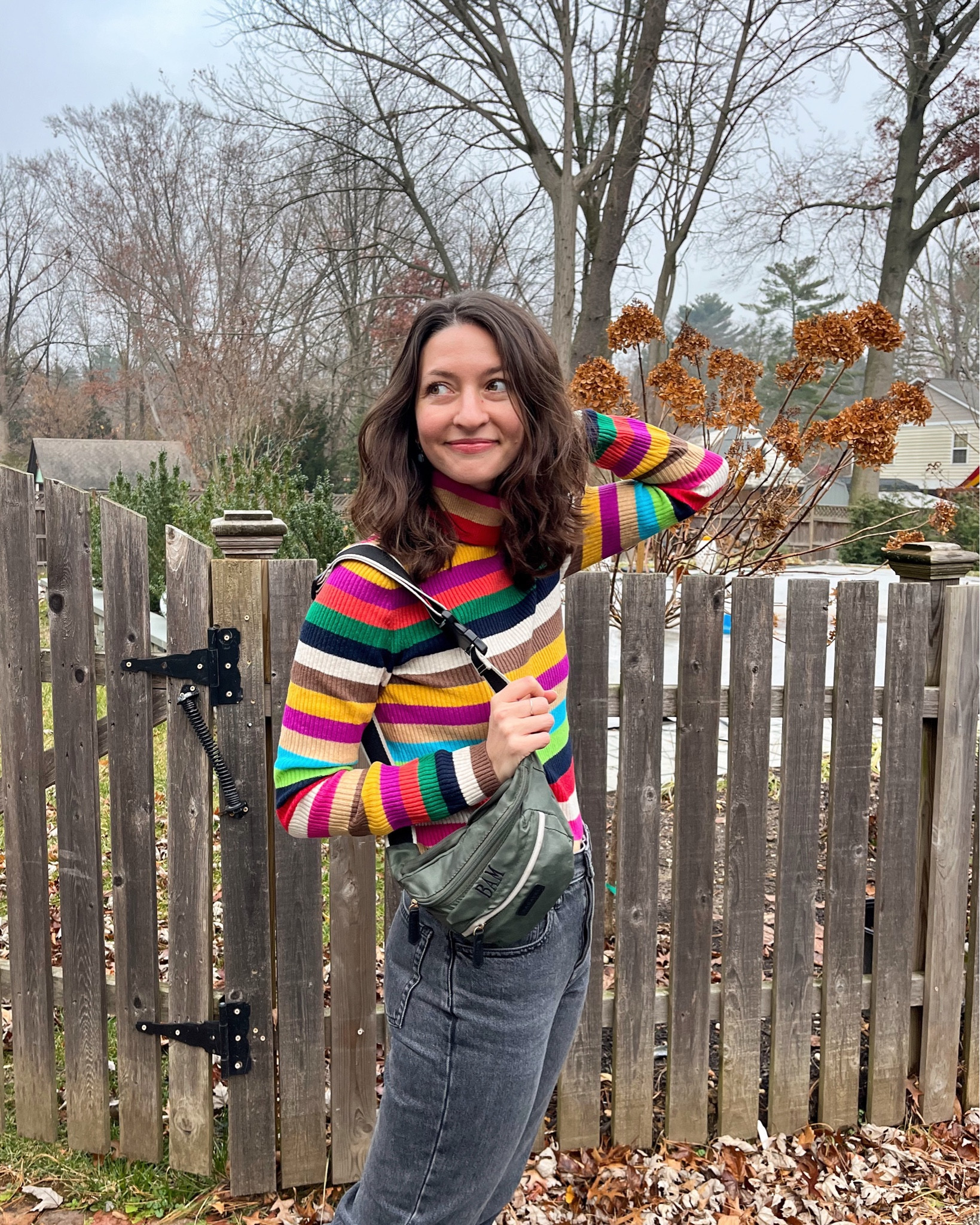 Colorful stripes for the holidays. This striped turtleneck looks as good with jeans as iIt’s been so dreary here this week & wearing even just a little bit of color always boosts my mood. 

#LTKHoliday #LTKSeasonal #LTKstyletip