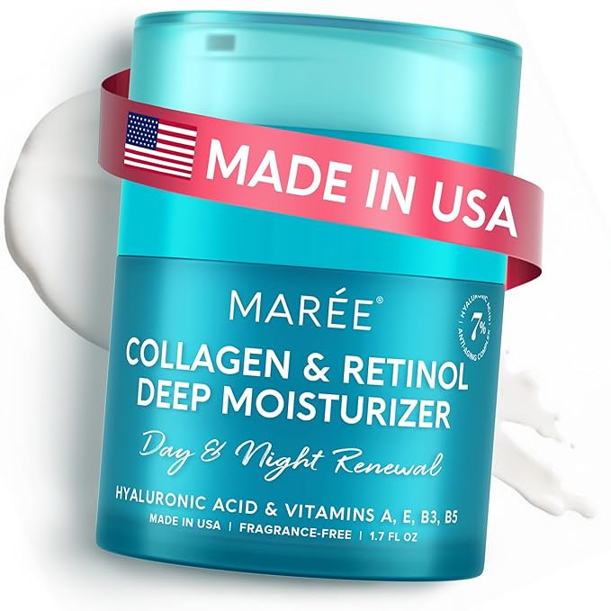 MAREE Face Moisturizer Retinol Cream for Face - Wrinkle Cream for Women - Anti Aging Face Cream -... | Amazon (US)