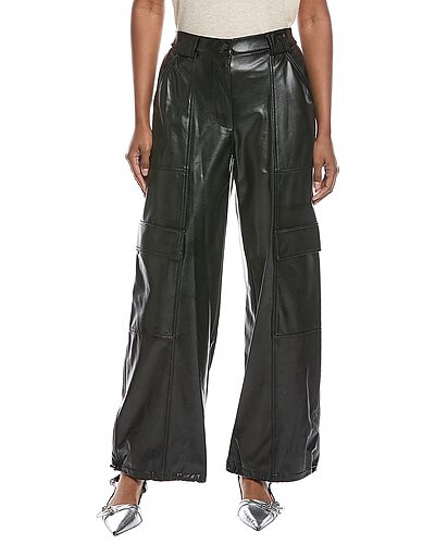 Sofia Luxe Vegan Leather Cargo Pant | Gilt & Gilt City