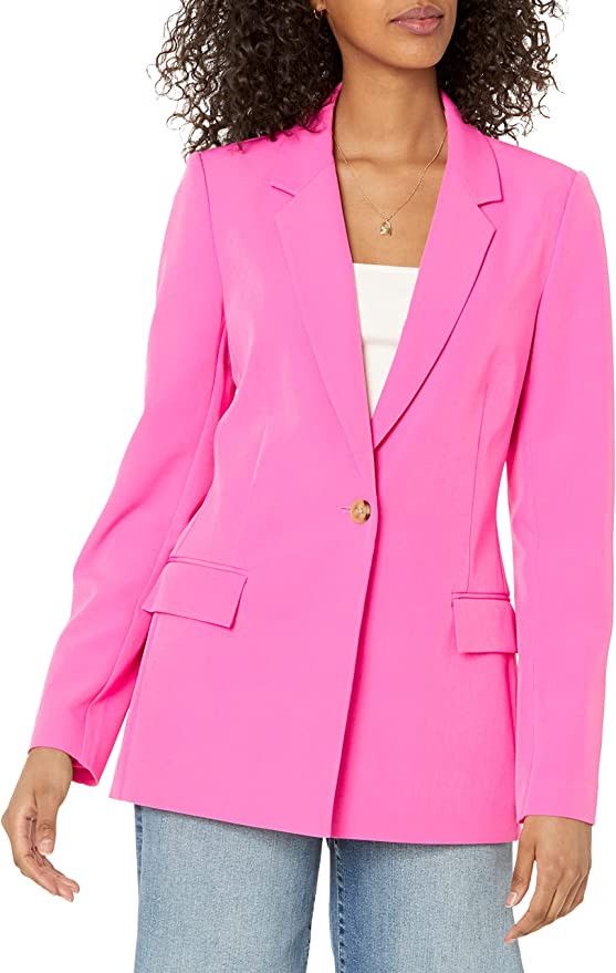 The Drop Women's Blake Long Blazer | Amazon (US)