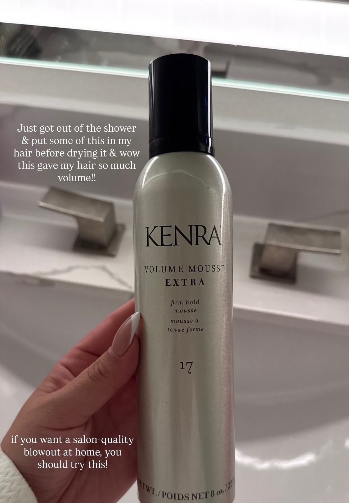 Just got out of the shower & put some of this in my hair before drying it & wow this gave my hair so much volume!!
 if you want a salon-quality blowout at home, you should try this! #hair 

#LTKgrwm #LTKselfcare #LTKBeauty