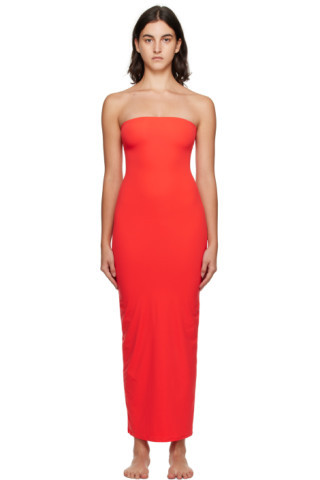 Robe tube longue rouge - Fits Everybody | SSENSE