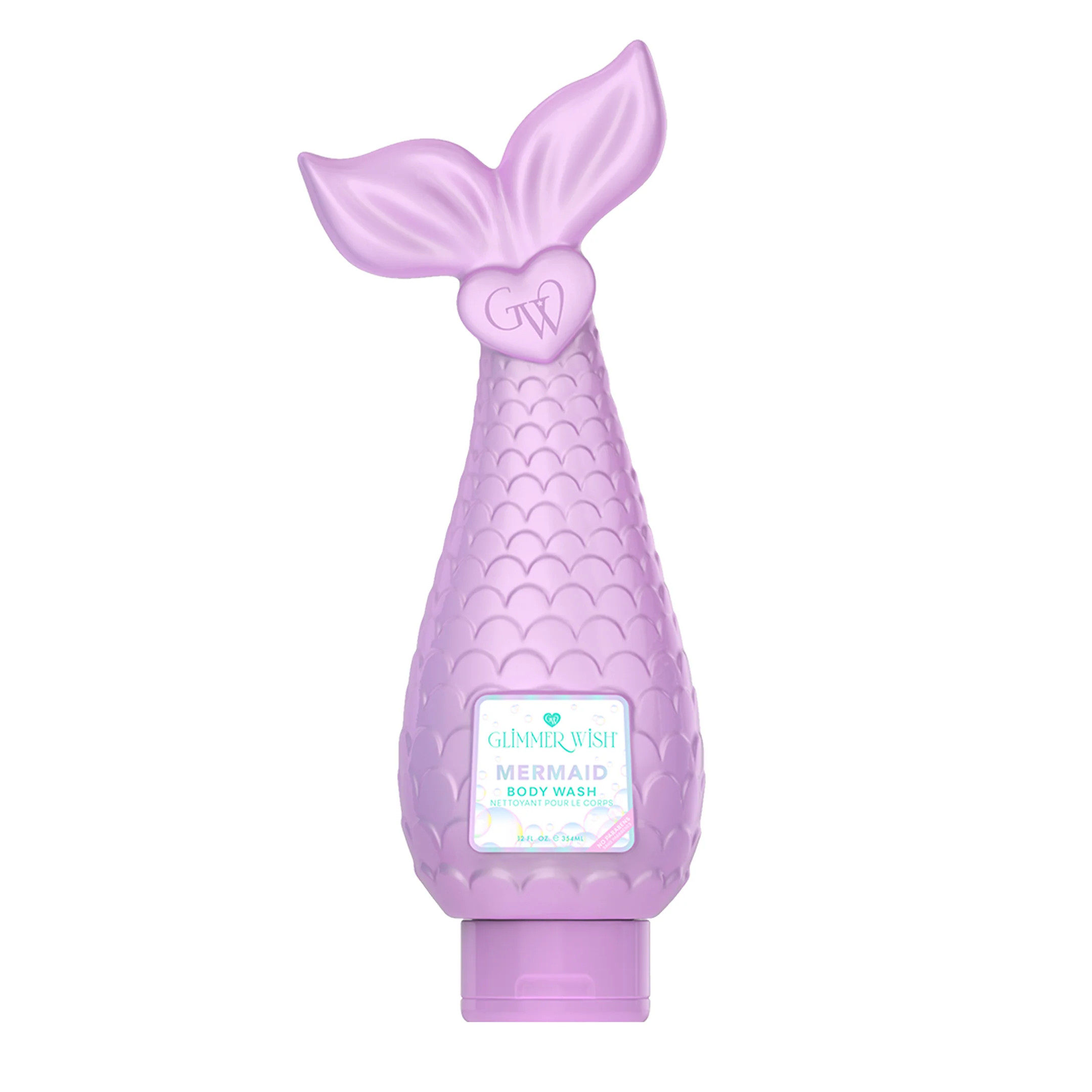Mermaid Body Wash 12oz Paraben Free Glimmer Wish | Glimmer Wish