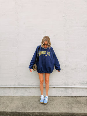 ETTA OG | home by nine club tee - ivory / green | Etta+East