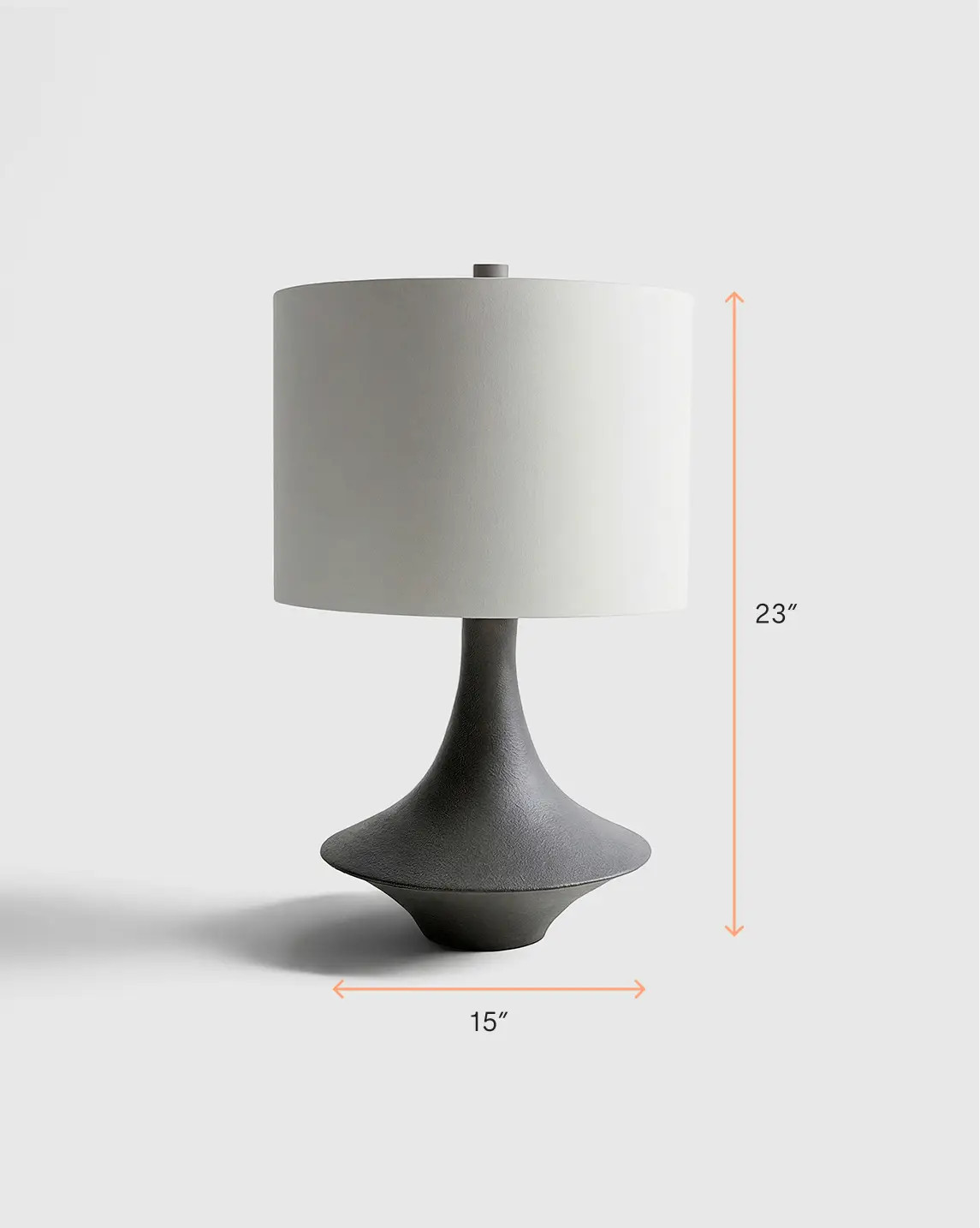 Sculptural Resin Table Lamp | Quince