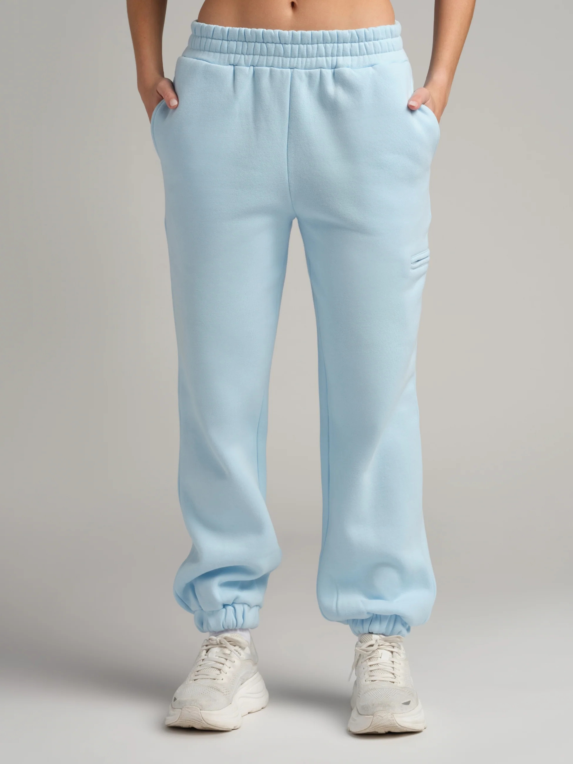 Comfrt Airplane Mode Travel Sweatpants | Baby Blue | Oversized | M | Medium | Comfrt
