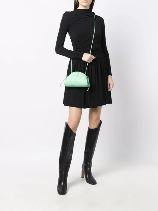 Mini Pouch Intrecciato Nappa Crossbody Bag | Kirna Zabete