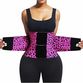 FeelinGirl Waist Trainer Belt Waist Cincher Trimmer Ab Belt Tummy Control Body Shaper with Triple... | Amazon (US)