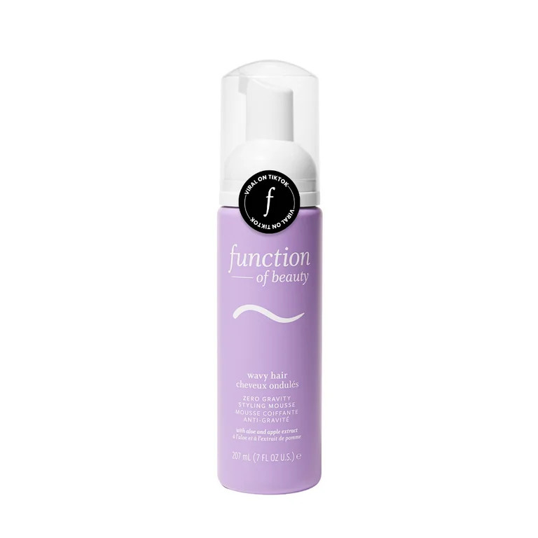 Function of Beauty Zero Gravity Styling Mousse for Wavy Hair, 7 fl oz | Walmart (US)