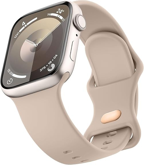 Sport Bands Compatible with Apple Watch Band 42mm 41mm 45mm 49mm 40mm 44mm 38mm 42mm 46mm, Silico... | Amazon (US)