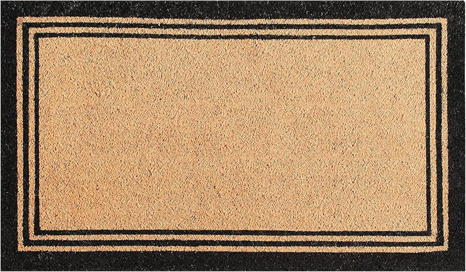 Winston Porter Artesha First Impression Plain Coir Outdoor Doormat Front Door Mat & Reviews | Way... | Wayfair North America