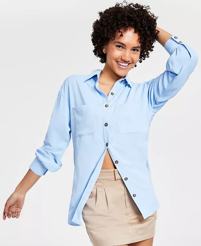 Women's Button-Down Shirt, Created for Macy's | Macy's