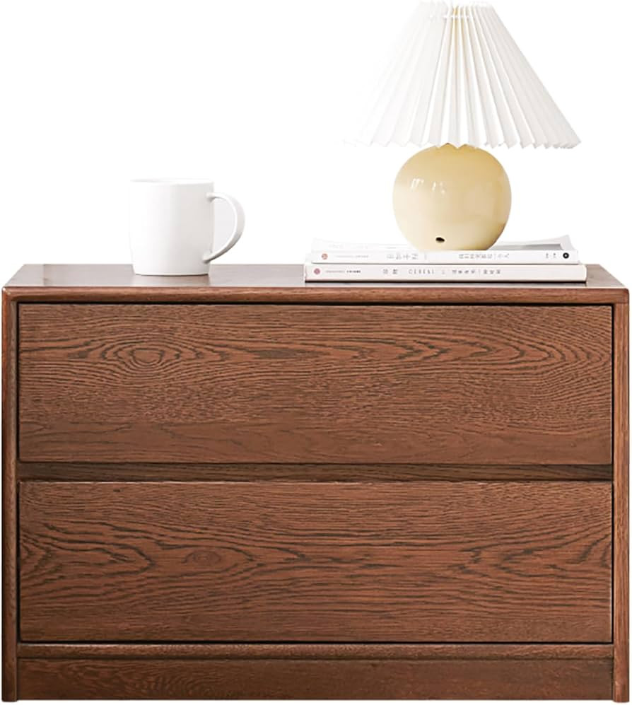 Solid Wood Nightstand, TV Stand with Storage for Living Room Side Table with Drawer for Bedroom (... | Amazon (US)